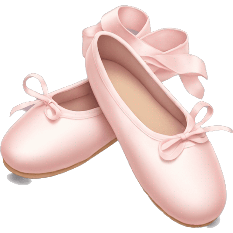 Pale pink ballet shoes emoji