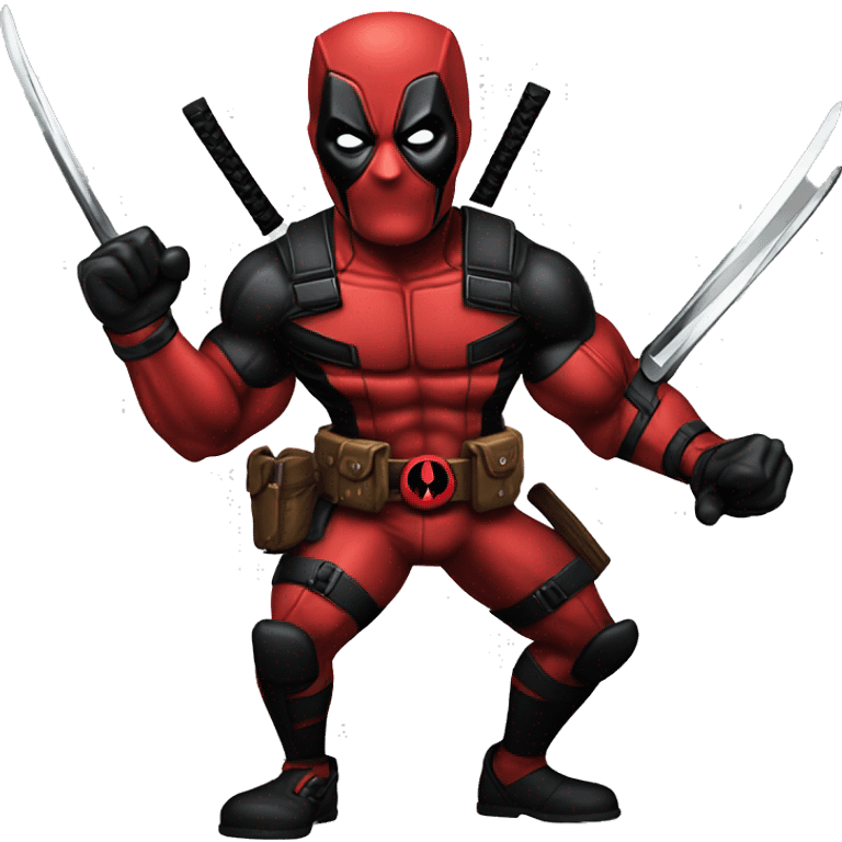 Deadpool vs wolverine  emoji