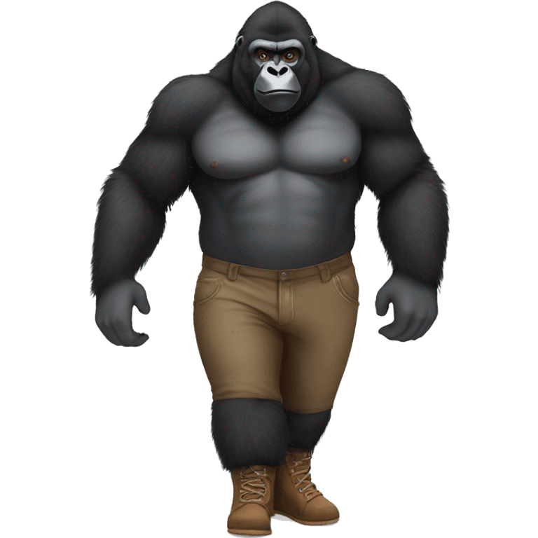 Gorilla in uggs emoji