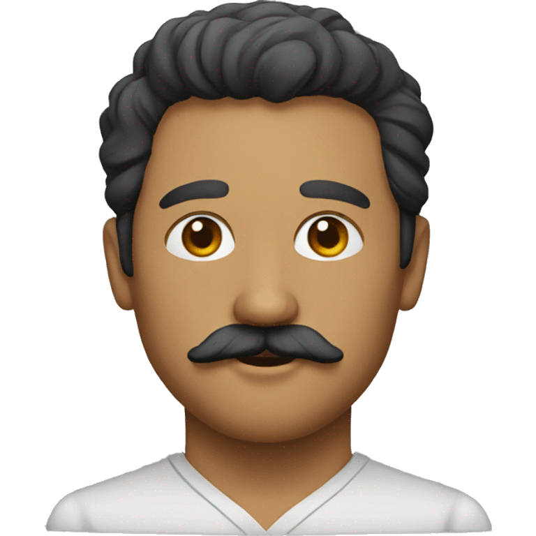 portrait of man with mustache emoji