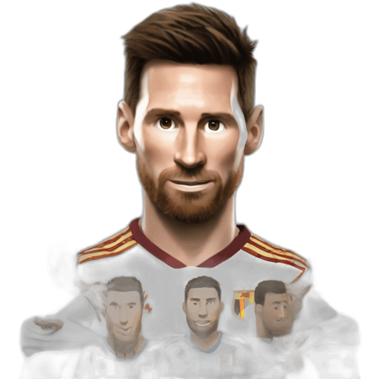 Messi sur ronaldo emoji