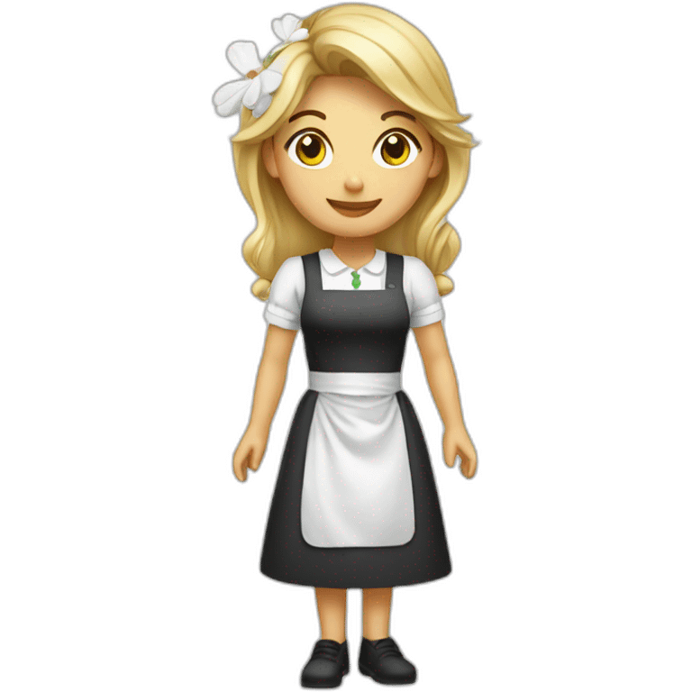 maid service with clover emoji