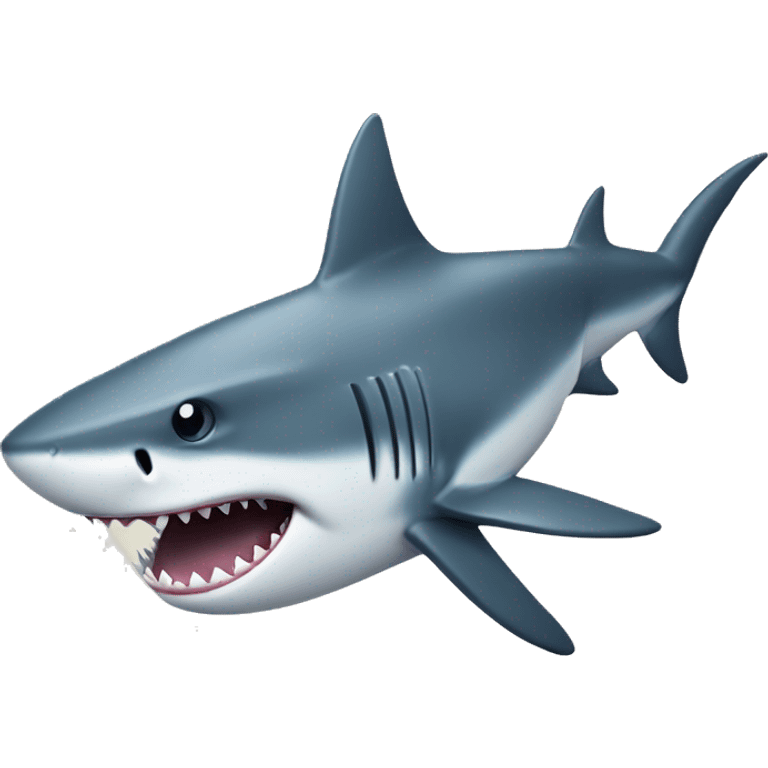 Shark with topath emoji