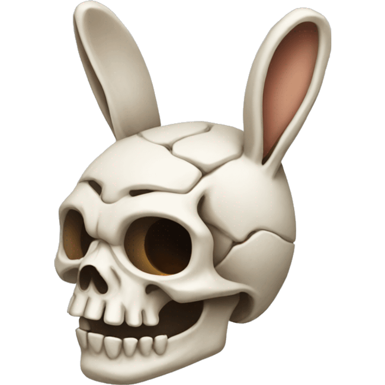 skeleton of a rabbit emoji