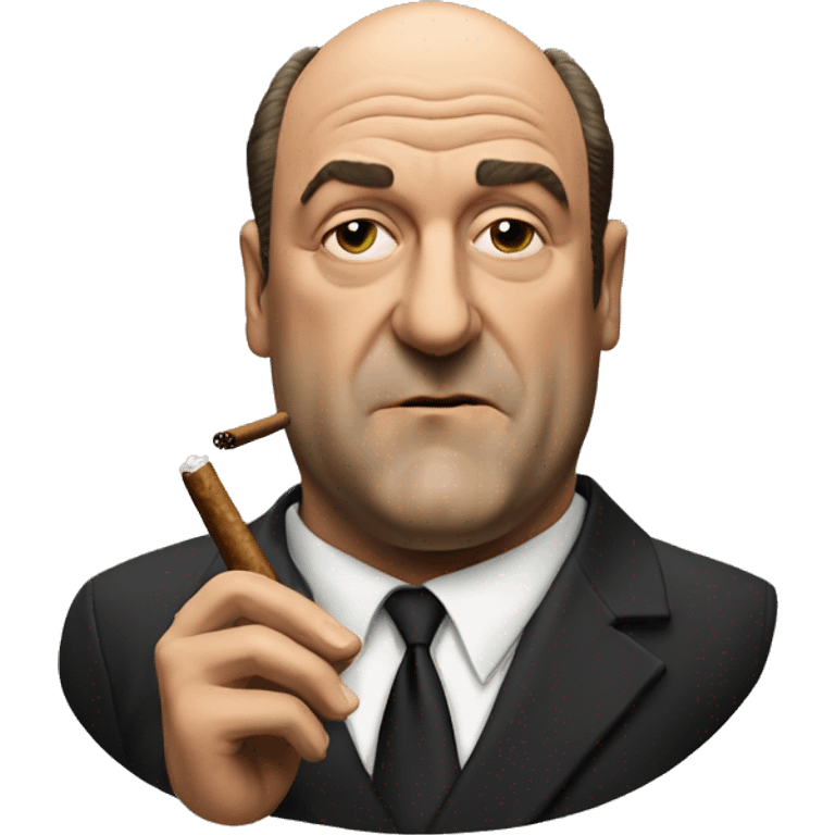 Tony soprano smoking a cigar  emoji