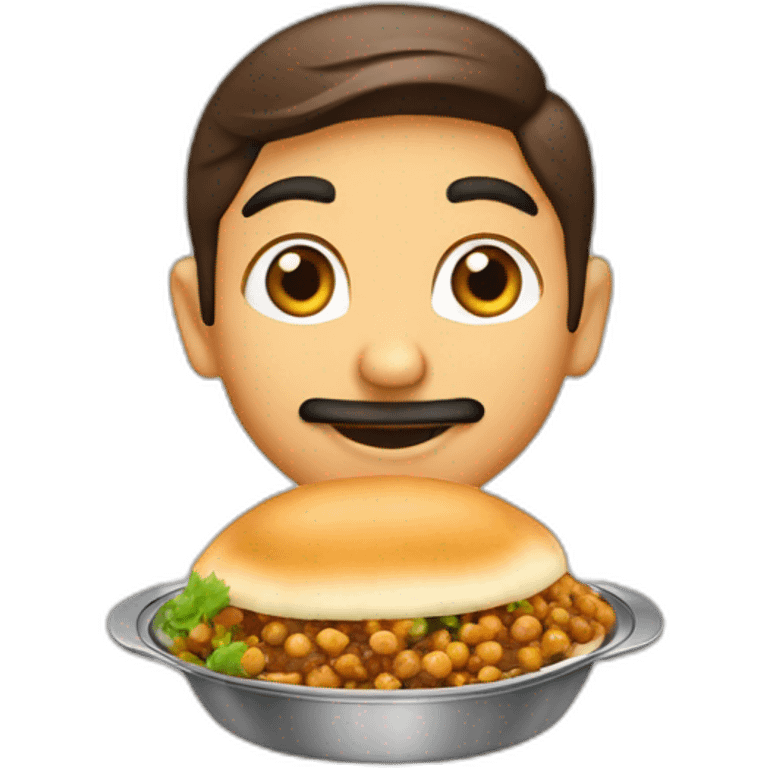 Chole bhature  emoji