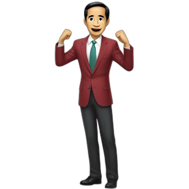 Jokowi jojo pose emoji