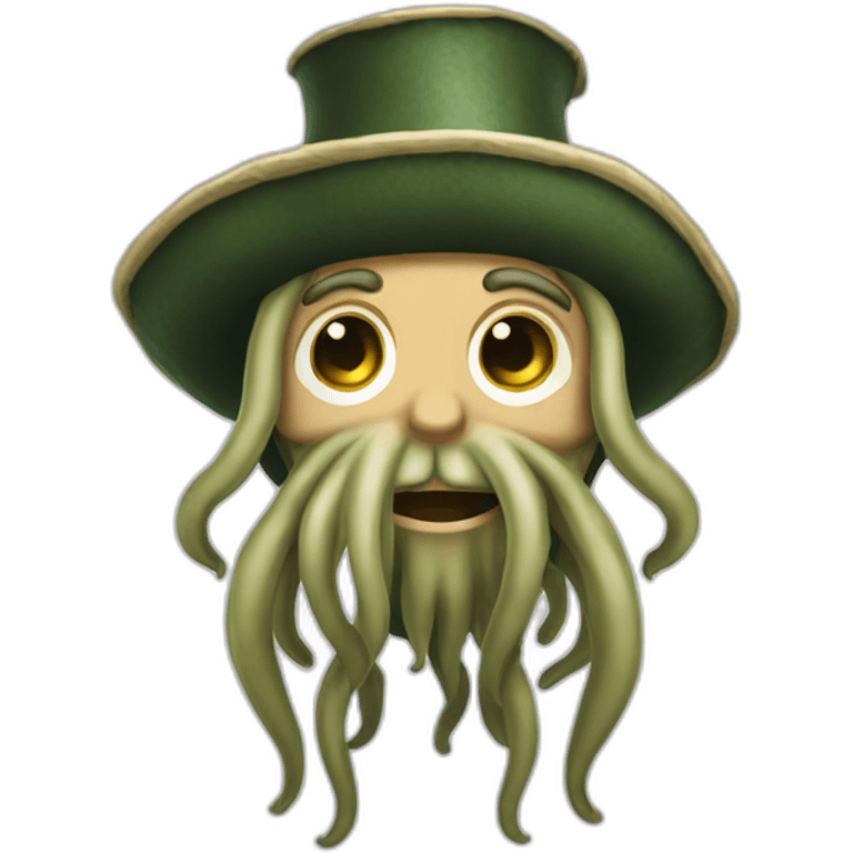 Davy Jones with tentacles emoji