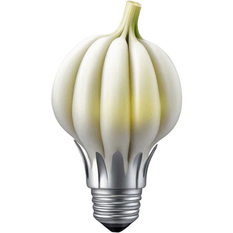 Smart garlic  emoji