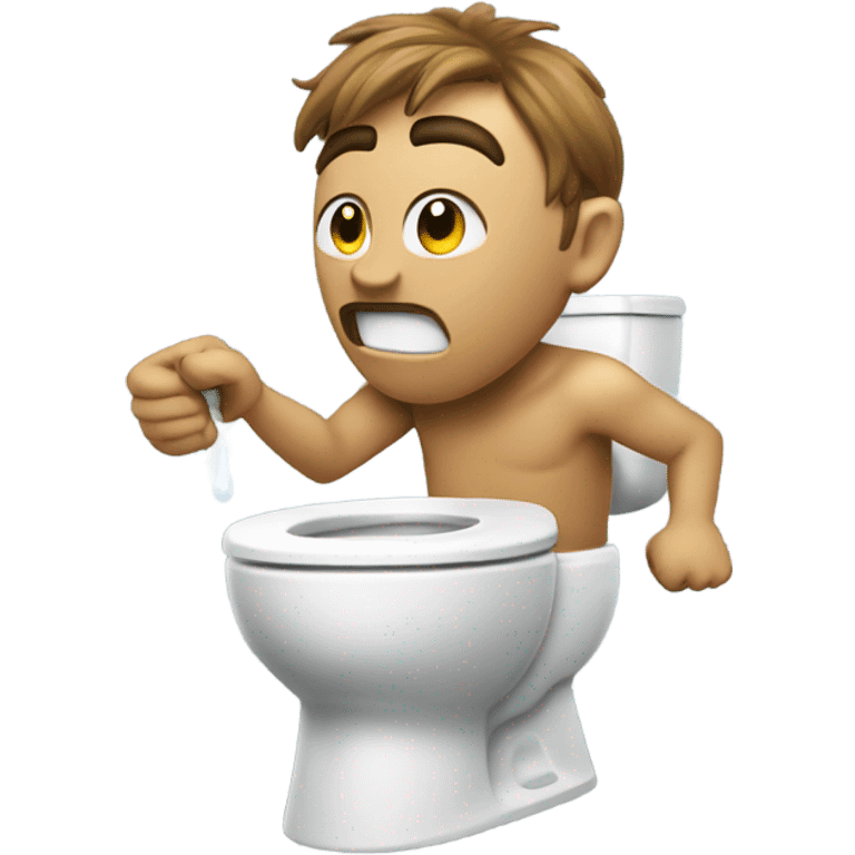 skibidi toilet fighting camera emoji