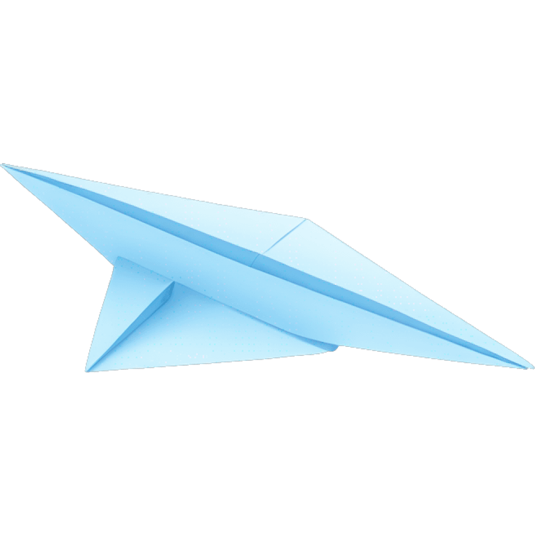 paper airplane blue emoji