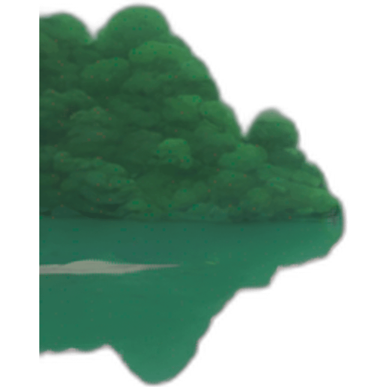 lake with color green emoji