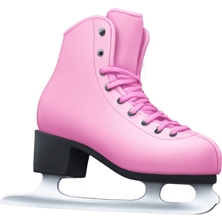 Ice skates pink emoji