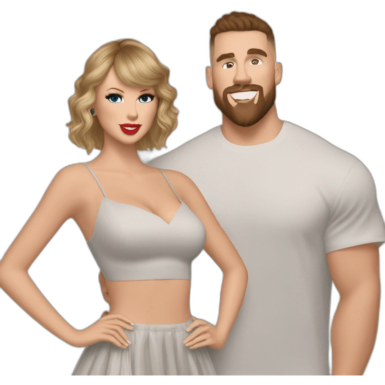 taylor swift and travis kelce emoji