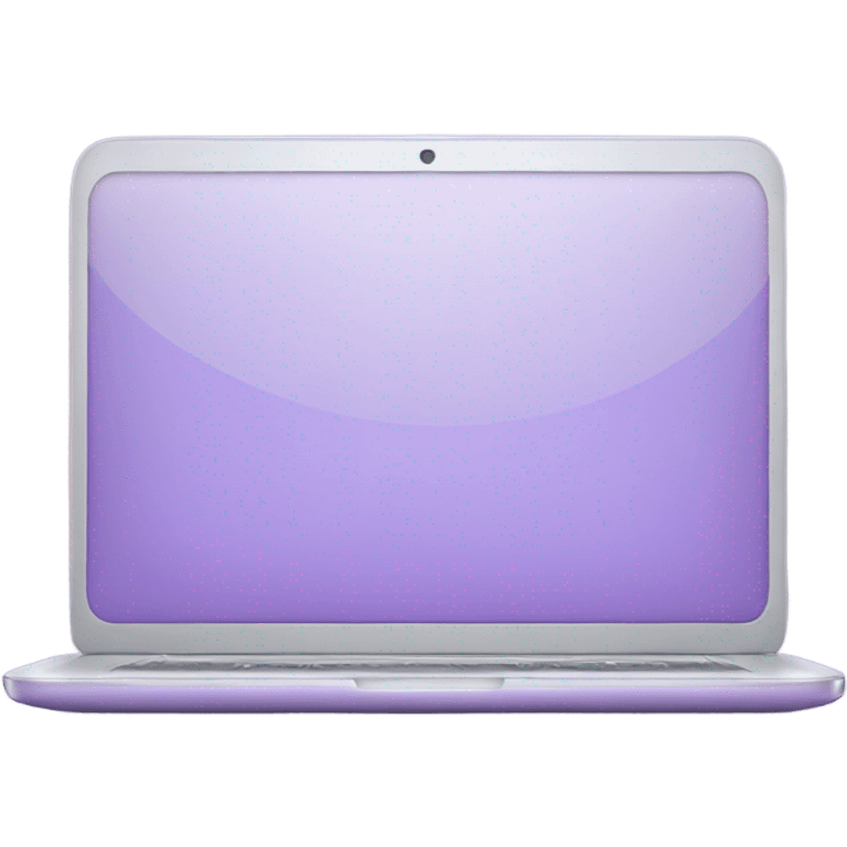 light purple laptop apple emoji