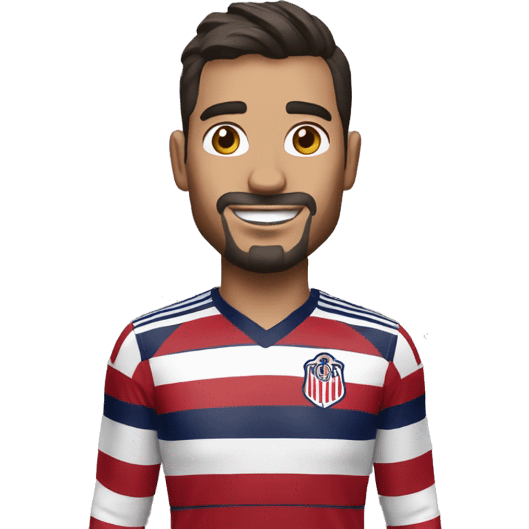 Hombre con camisa de las chivas emoji