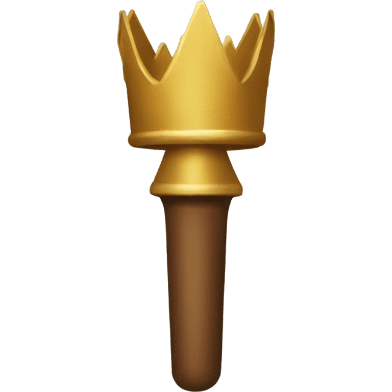 Plunger crown emoji