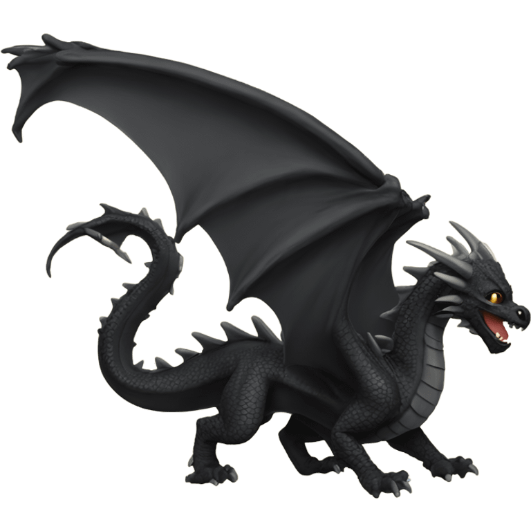 Black dragon emoji