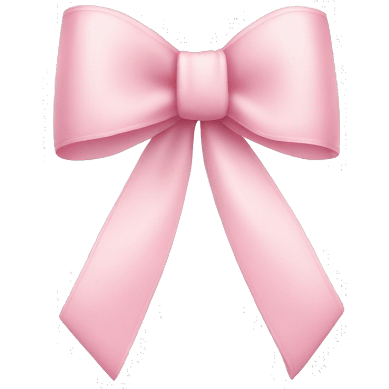 light pink ribbon bow emoji