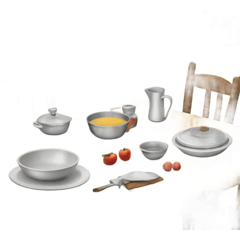 country Kitchen Table emoji