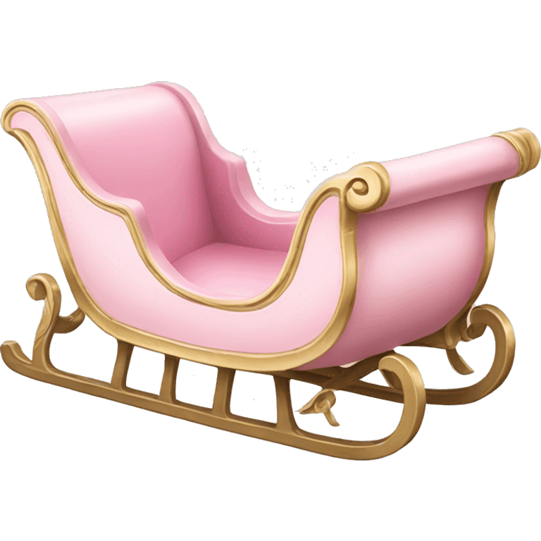 light pink sleigh emoji