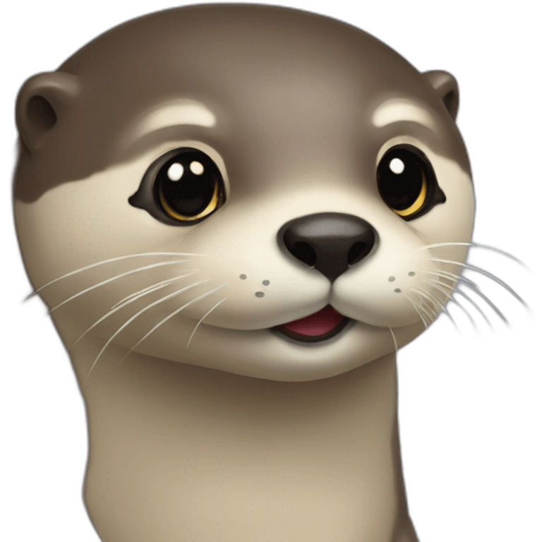 Une loutre qui pleure  emoji