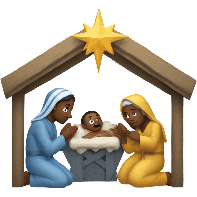 Nativity scene emoji