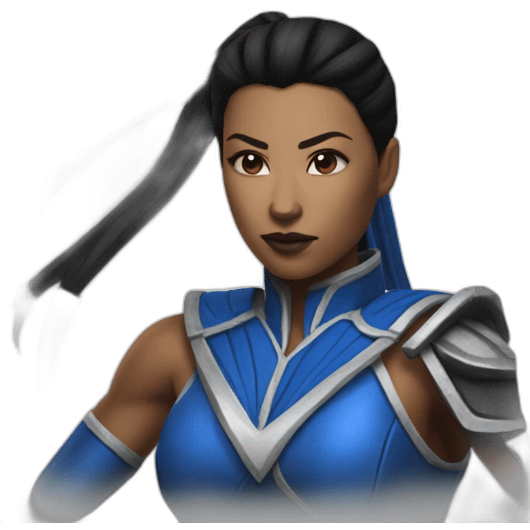 Kitana mortal kombat emoji