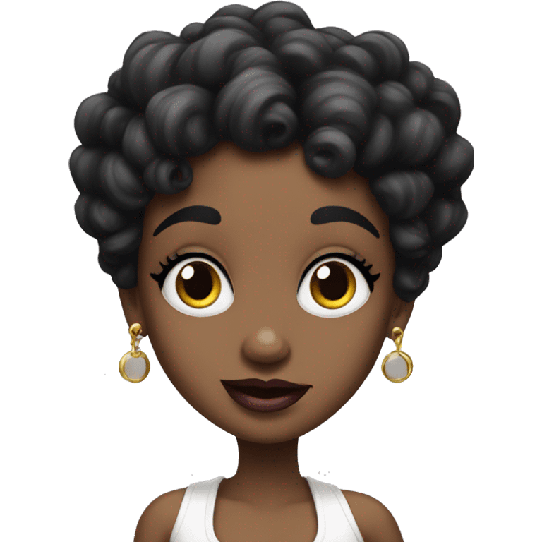 Black Betty boop emoji