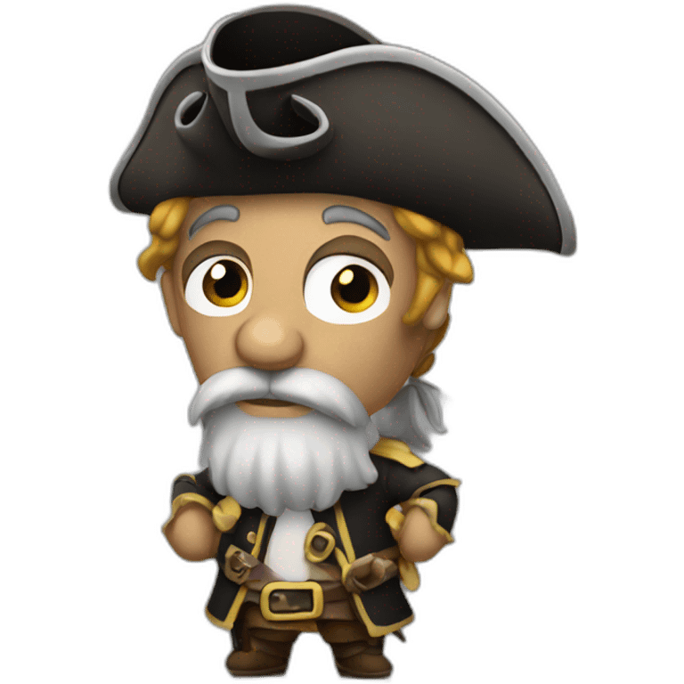 pensive pirate emoji