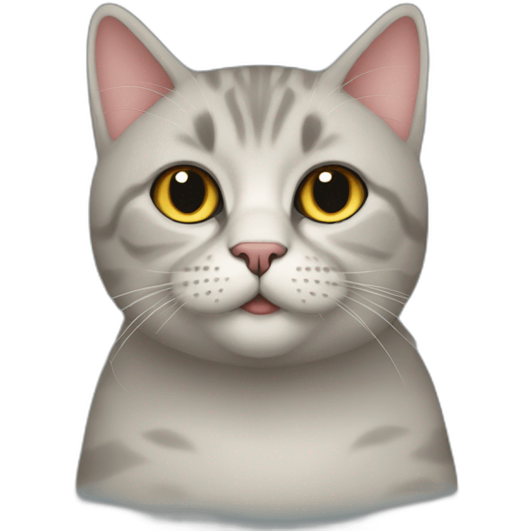 British cat Monika emoji