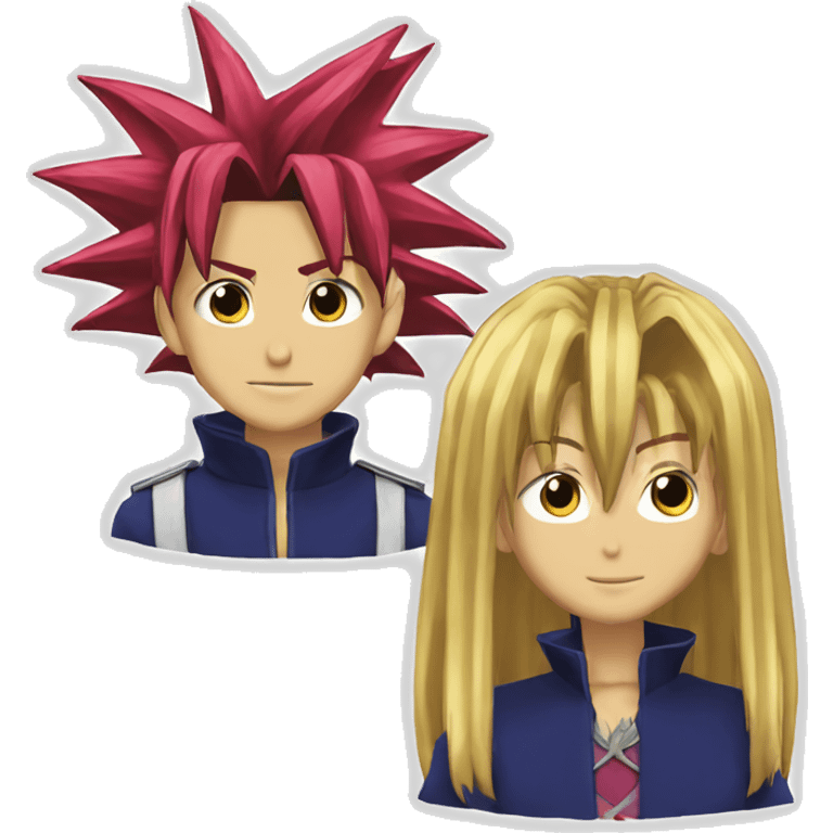 Yami yugi and joey together emoji