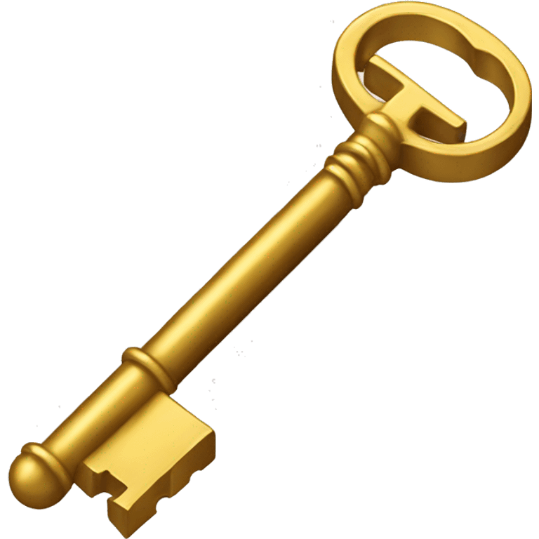 Gold colour Key emoji