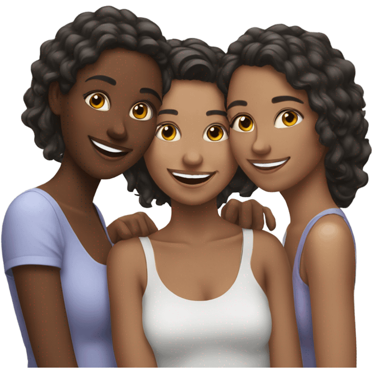 three best girl friends emoji