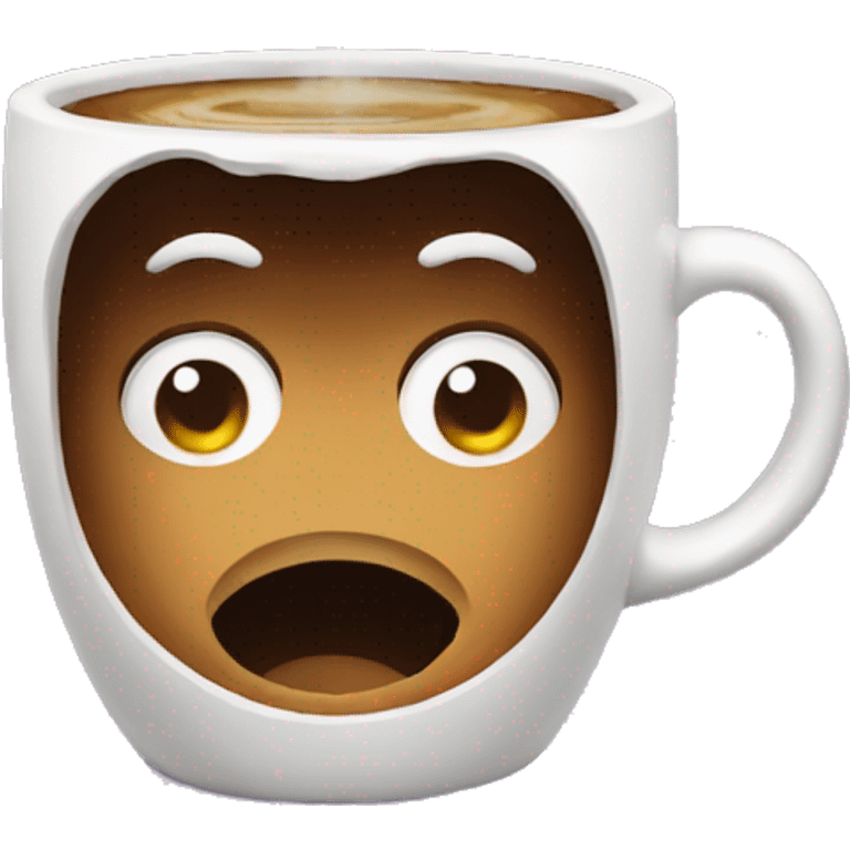 coffee with a mental disorder emoji