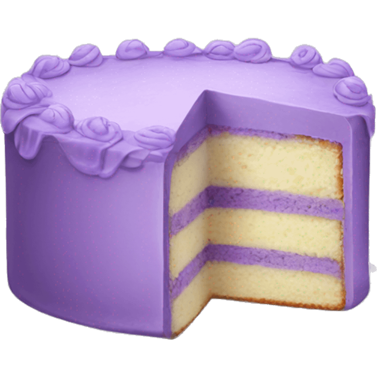 Lavender cake emoji