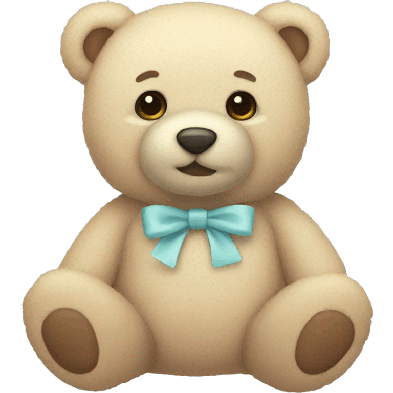 Pastel teddy bear  emoji