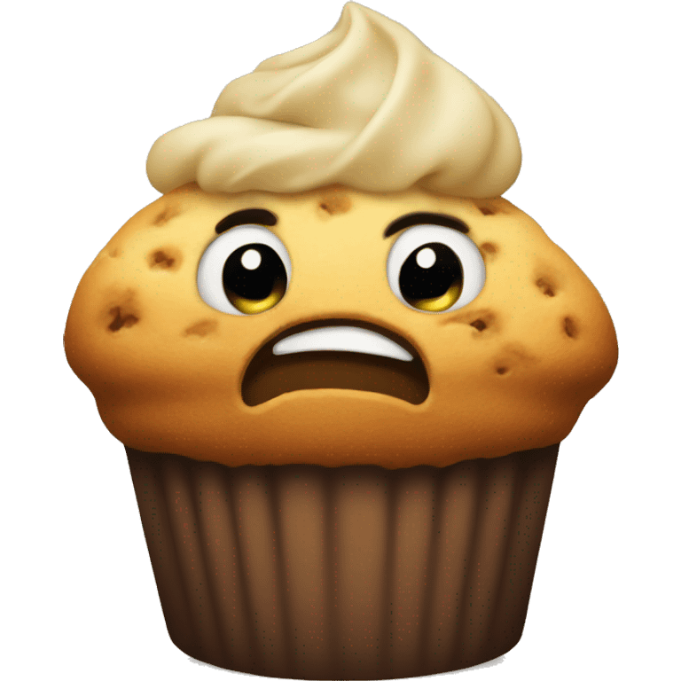 angry muffin emoji