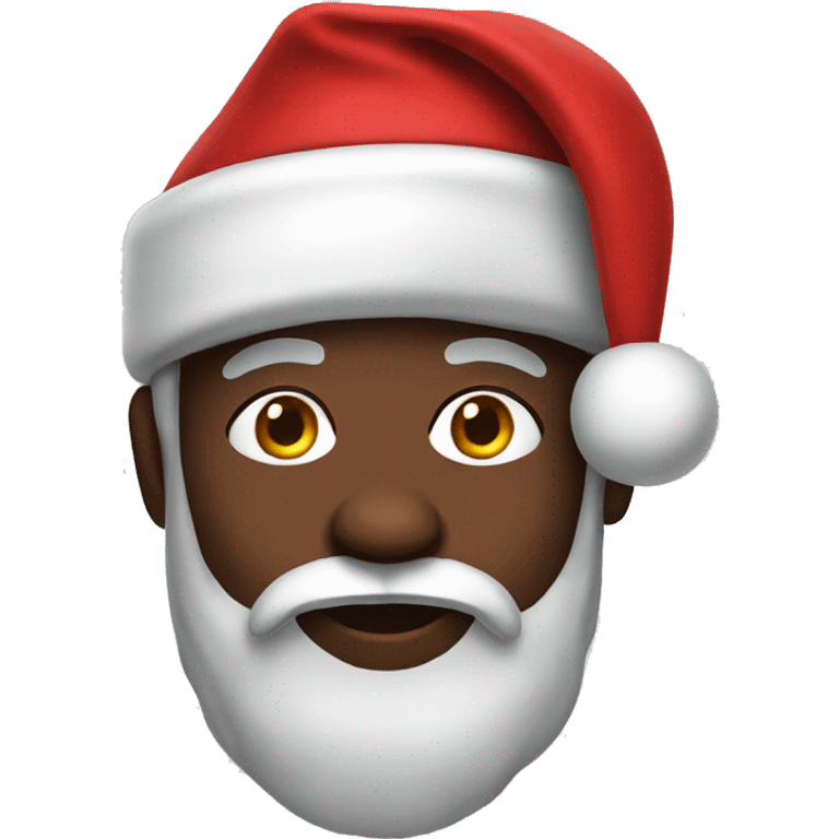 black santa emoji