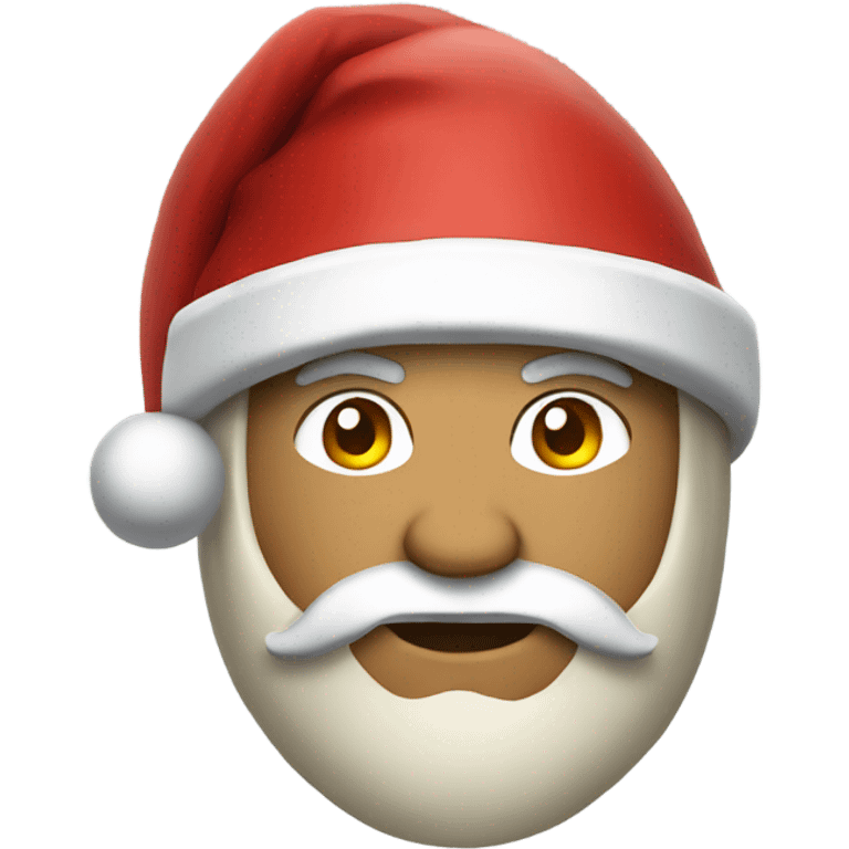 spartan male wearing santa hat emoji