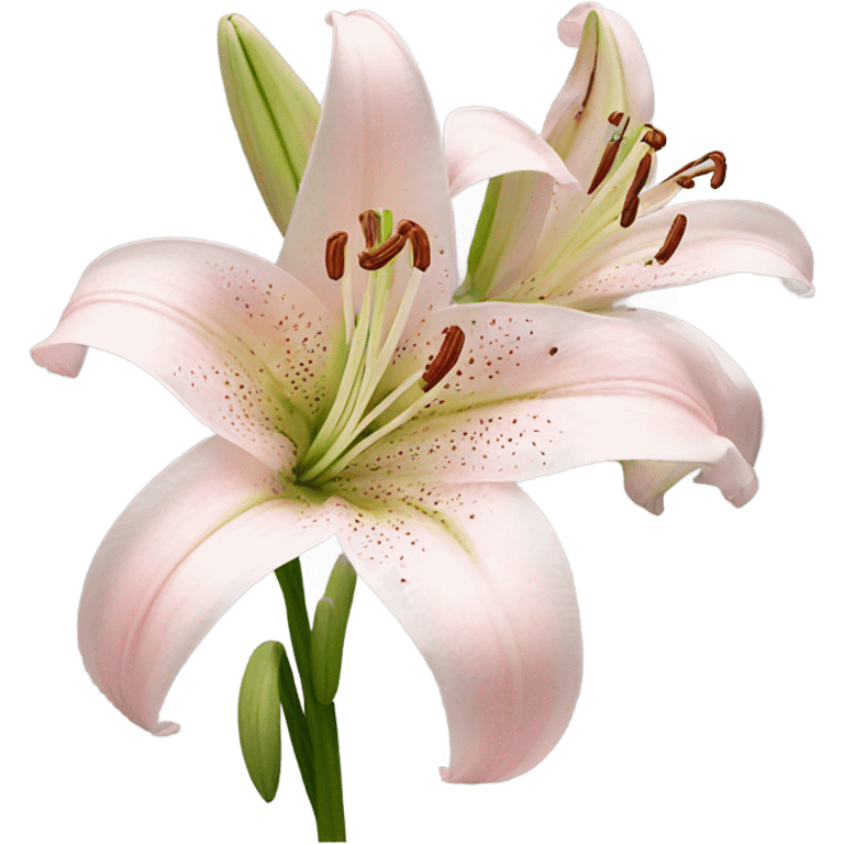 light pink lilium emoji