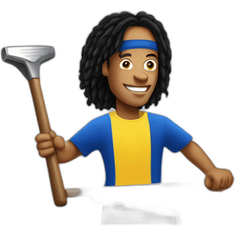 Ronaldinho ironing emoji