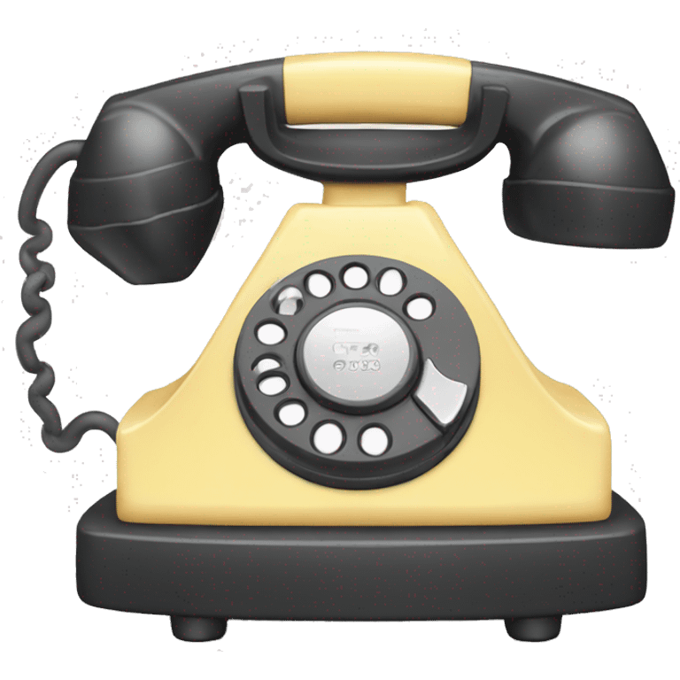 swiss cheese rotary phone emoji