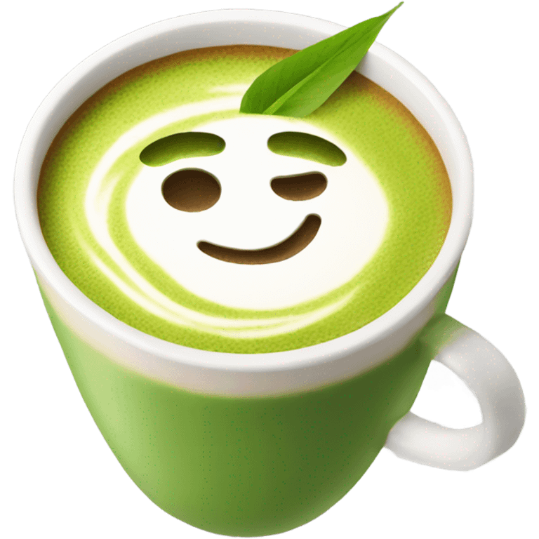 Matcha latte  emoji