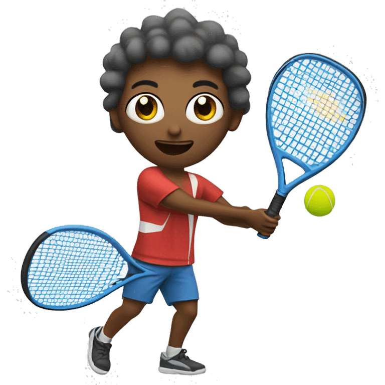 Me playing padel emoji