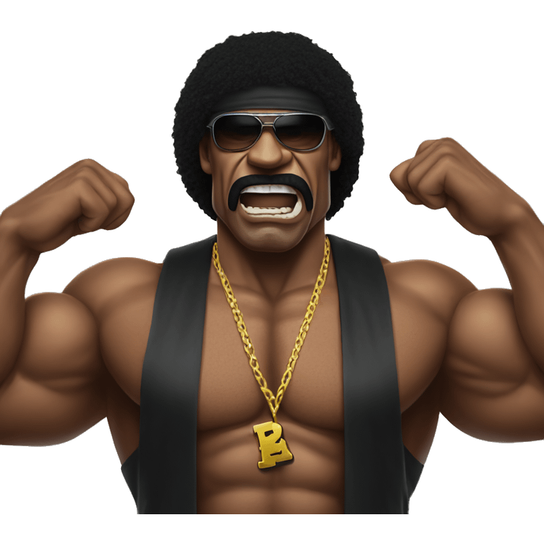 Black hulk hogan emoji