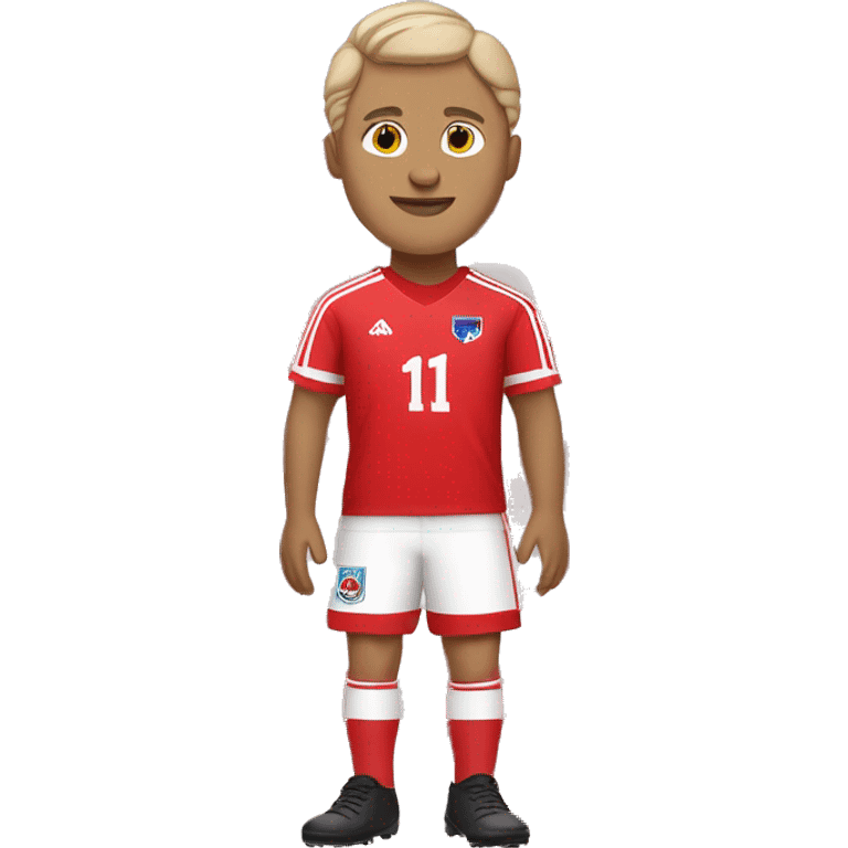 Jude Belingham in a red jersey soccer emoji