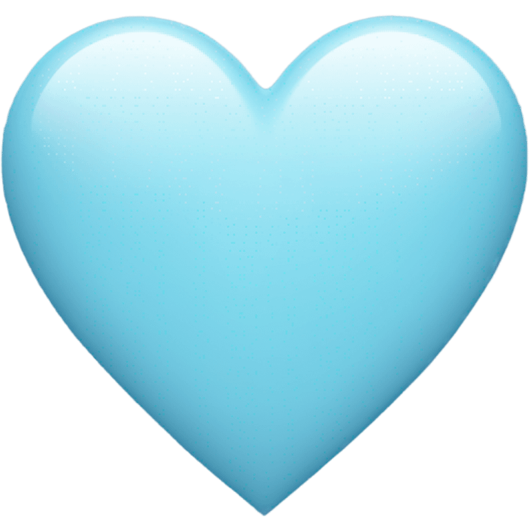 Light blue heart  emoji