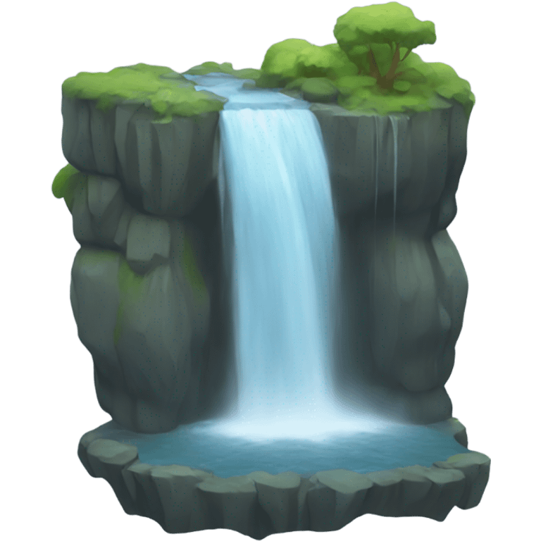 Waterfall emoji