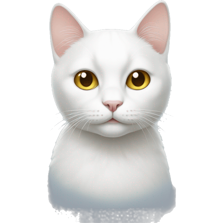 White cat emoji